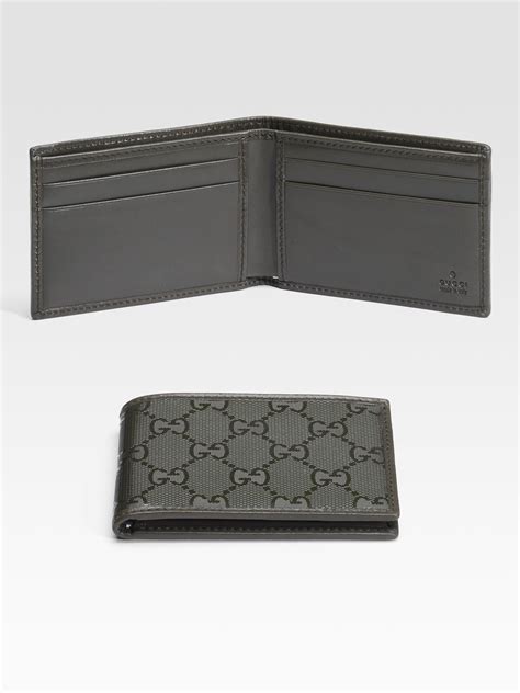 gucci wallet mens card holder|gucci small wallet men.